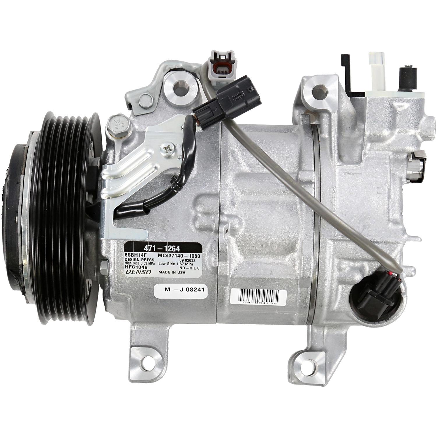 DENSO Auto Parts New A/C Compressor 471-1264