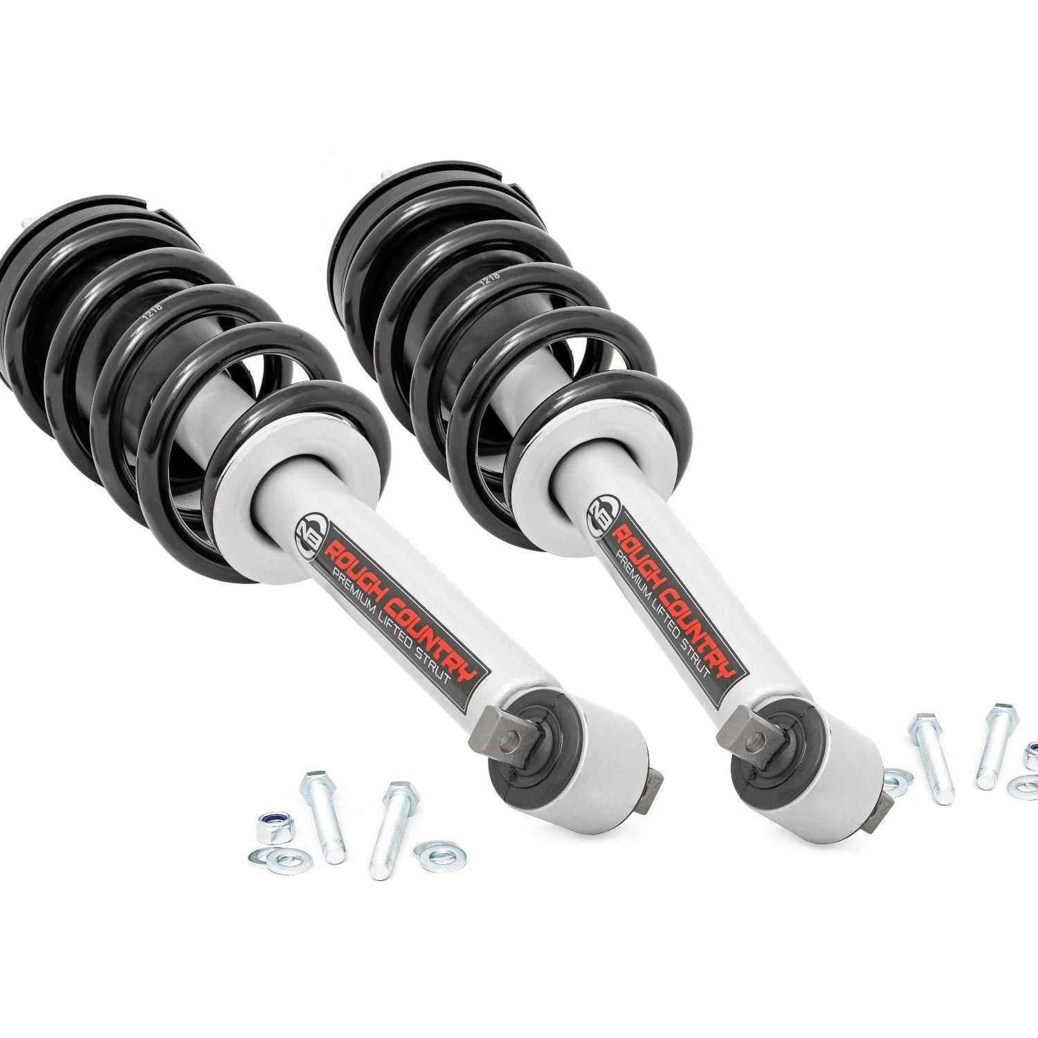 Rough Country Loaded Strut Pair 6in Chevy / GMC 1500 Truck and SUV (07-14)