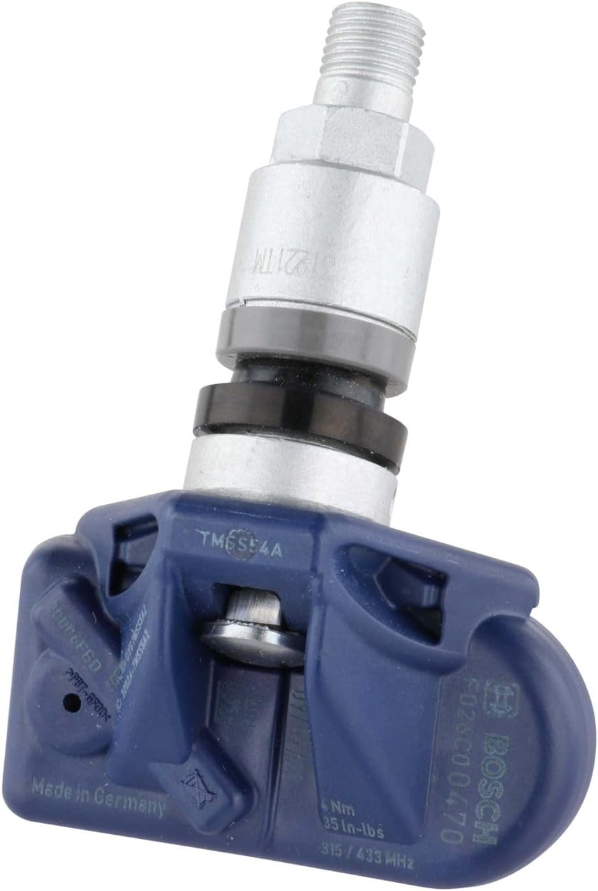 Bosch QF0470 Metal Valve Universal Tire Pressure Monitoring System Sensor (TPMS) / 315MHz/433MHz - (Must be Programmed Prior to Install)
