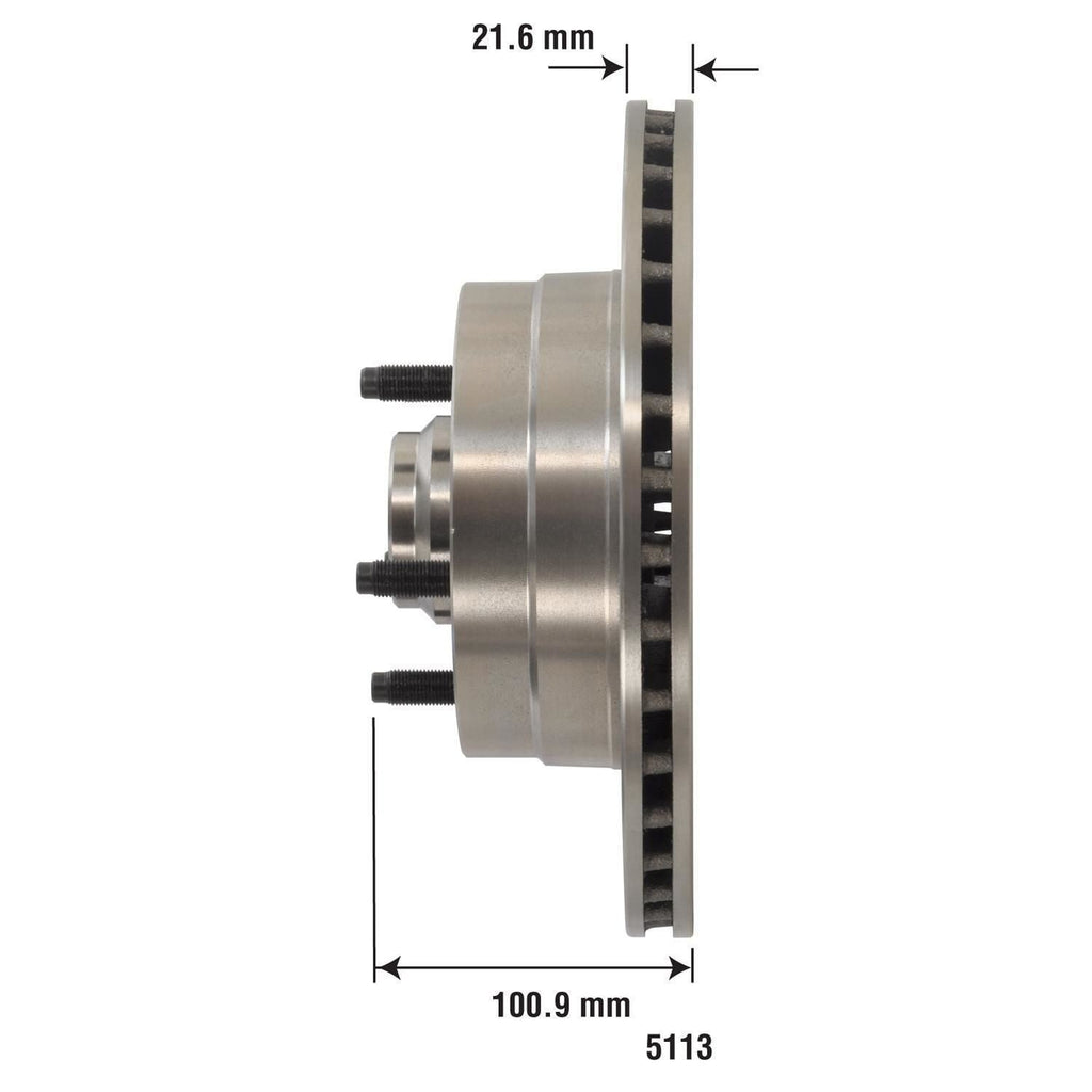 Disc Brake Rotor and Hub Assembly 5113