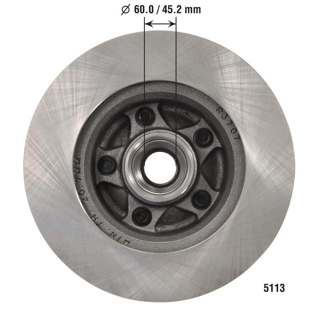 Disc Brake Rotor and Hub Assembly 5113