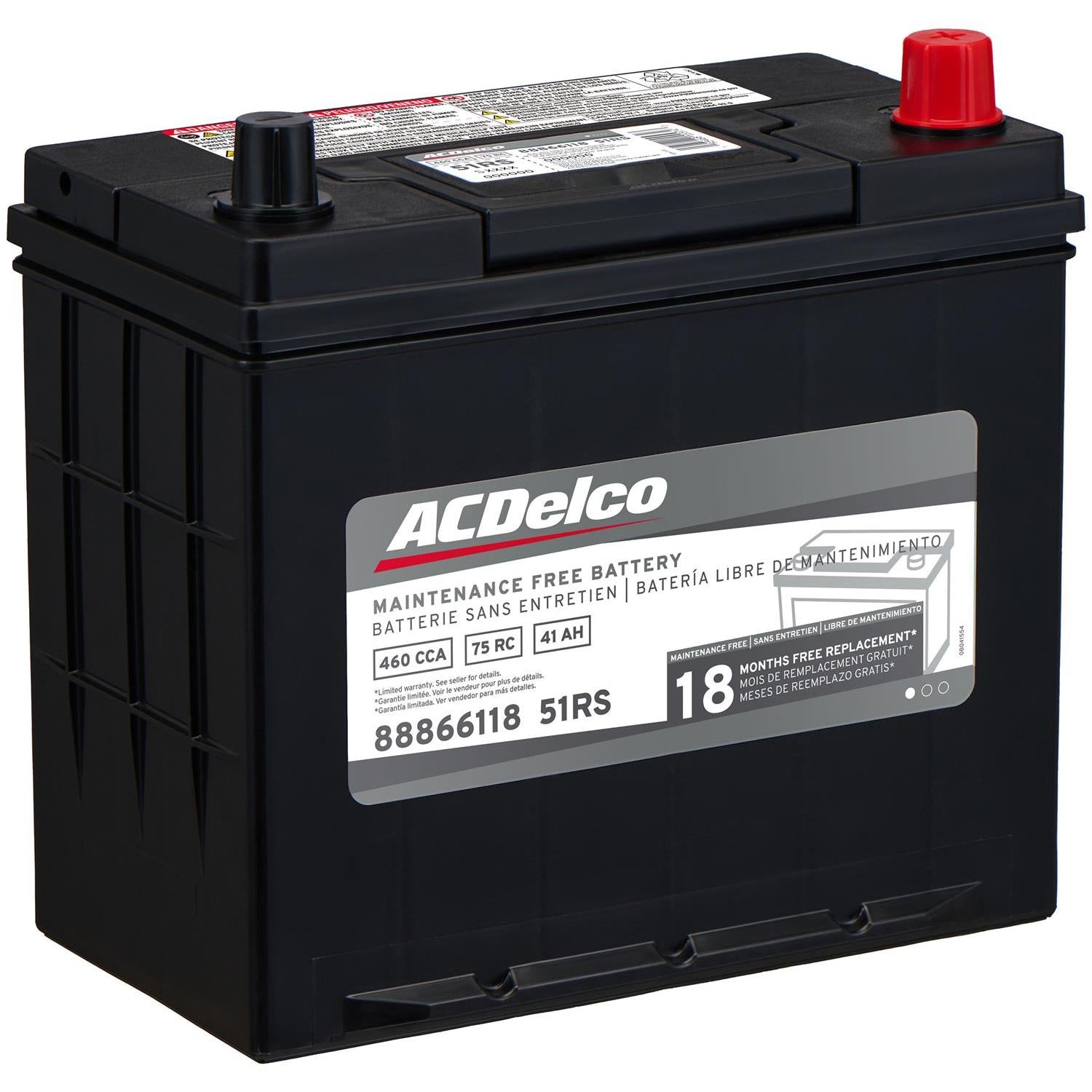 Silver Group Size 51R Battery 51RS