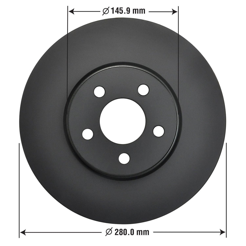 Gold Disc Brake Rotor 53000DG