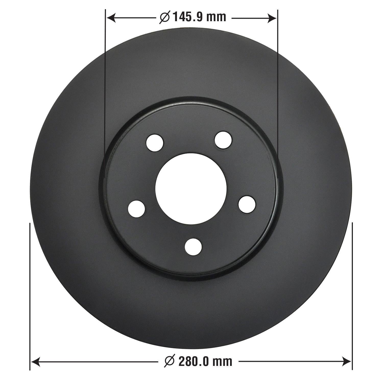 Gold Disc Brake Rotor 53000DG