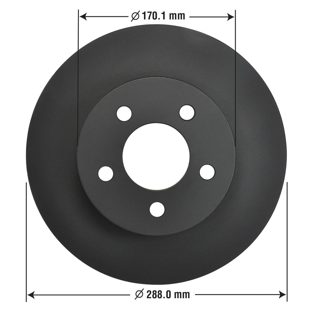 Gold Disc Brake Rotor 53001DG