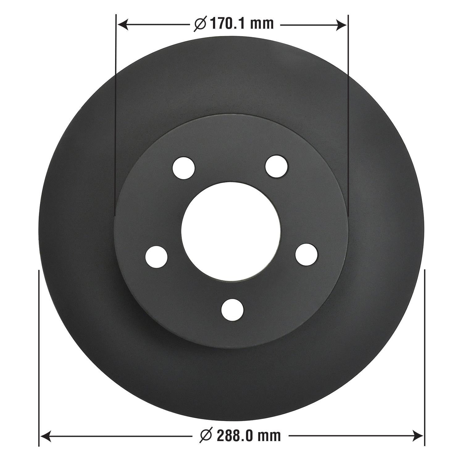 Gold Disc Brake Rotor 53001DG