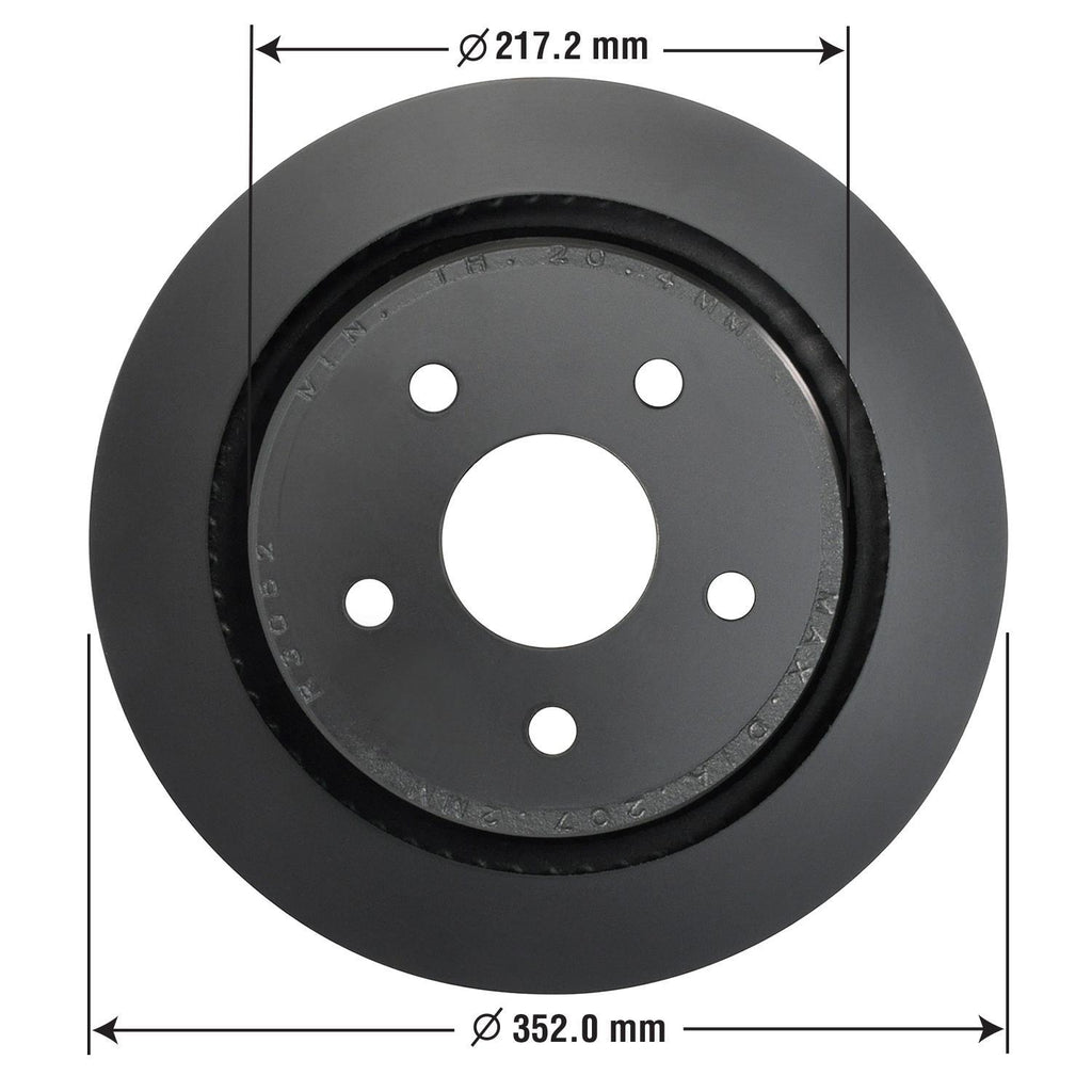 Gold Disc Brake Rotor 53006DG