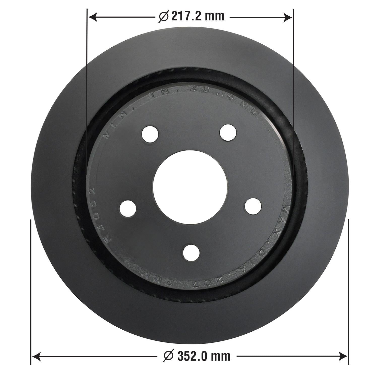 Gold Disc Brake Rotor 53006DG