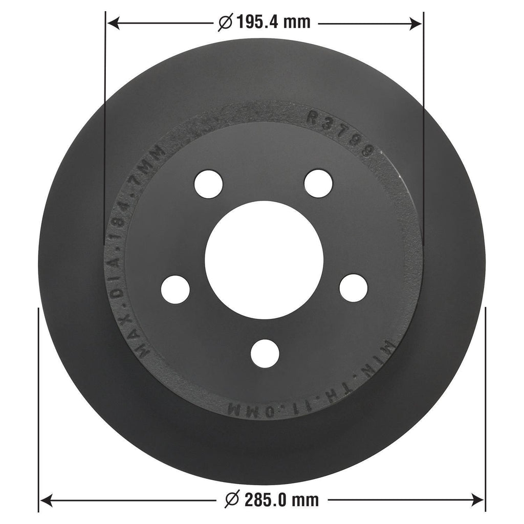 Gold Disc Brake Rotor 53010DG