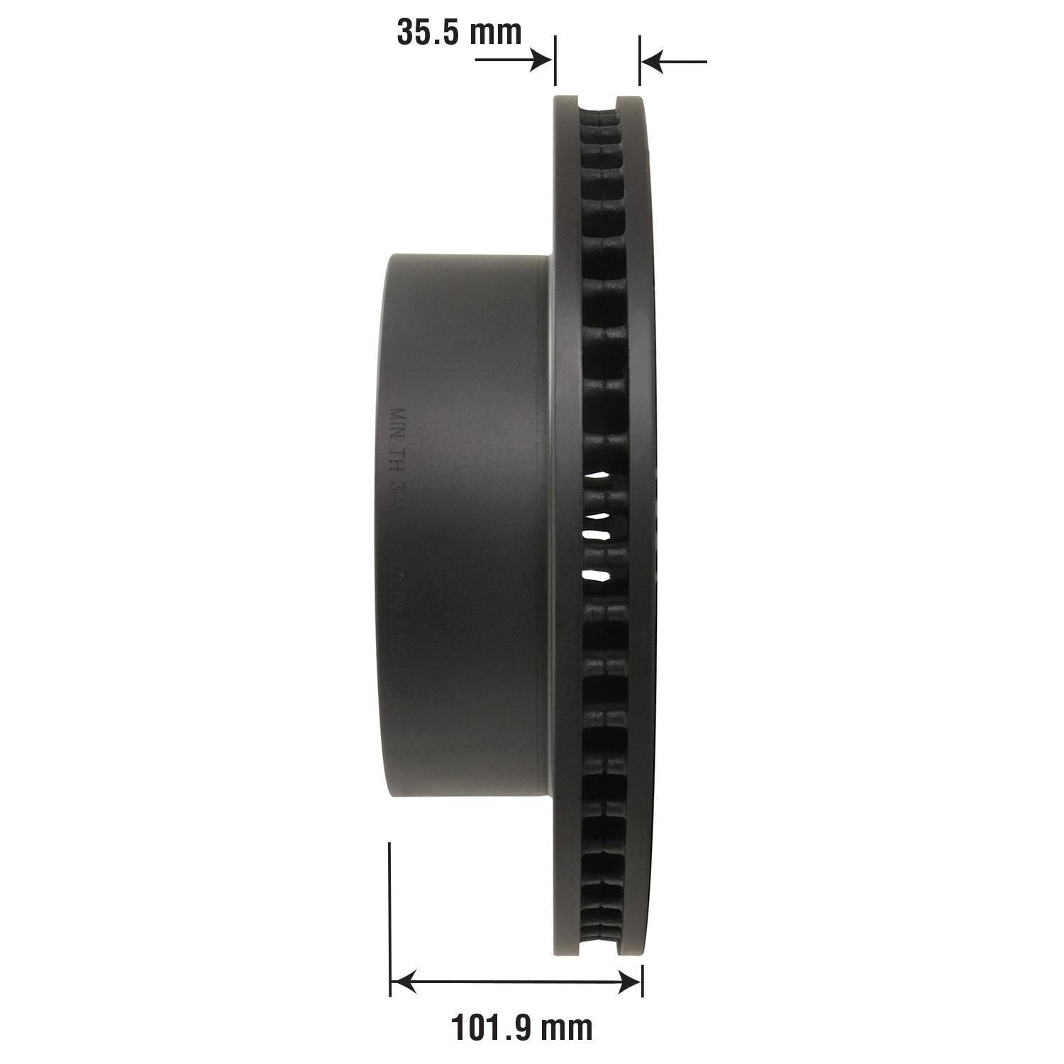 Gold Disc Brake Rotor 53012DG