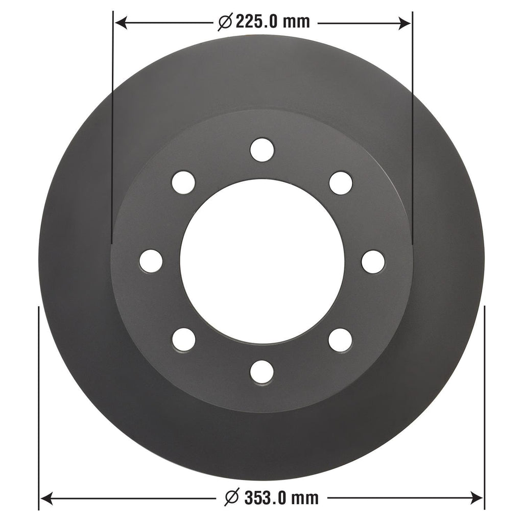 Gold Disc Brake Rotor 53012DG