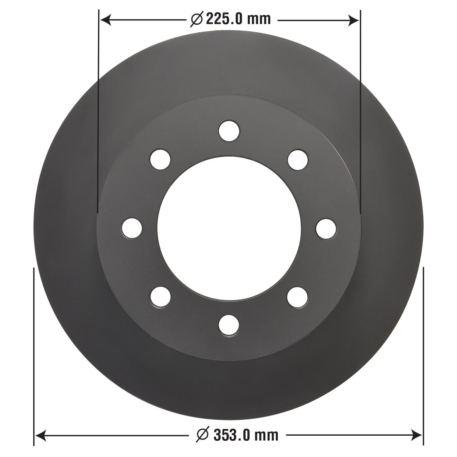 Gold Disc Brake Rotor 53012DG