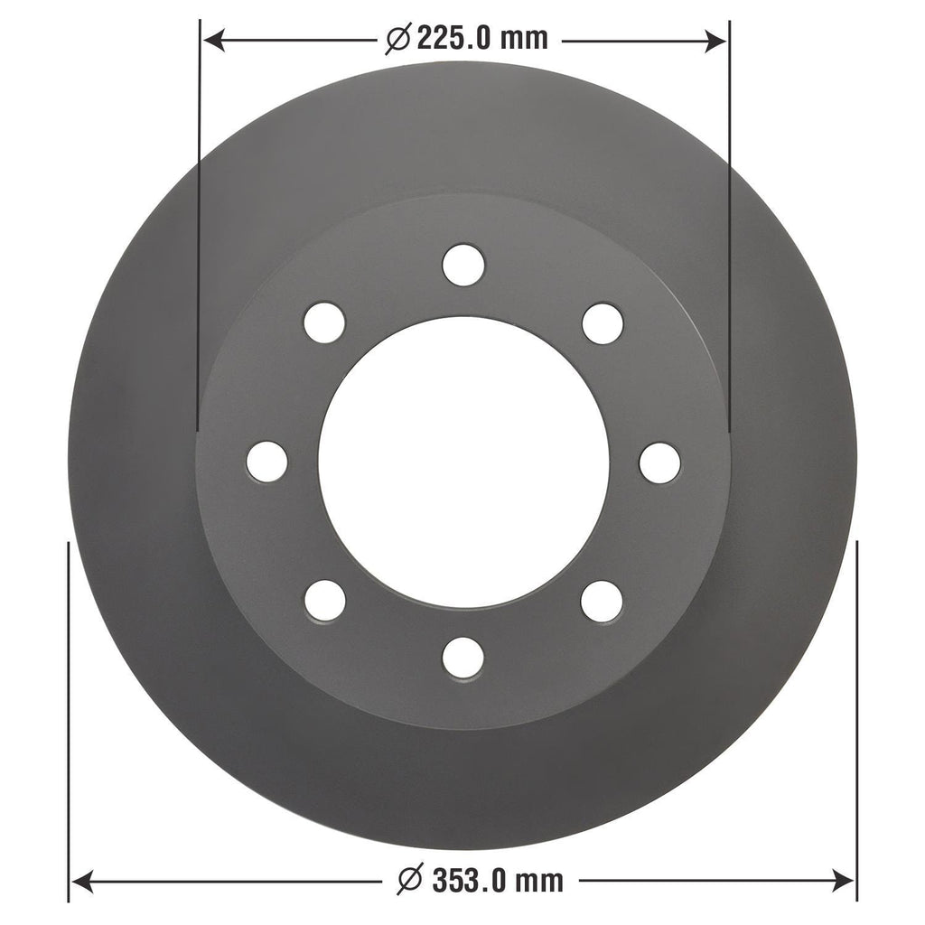Severe Duty Disc Brake Rotor 53012SD