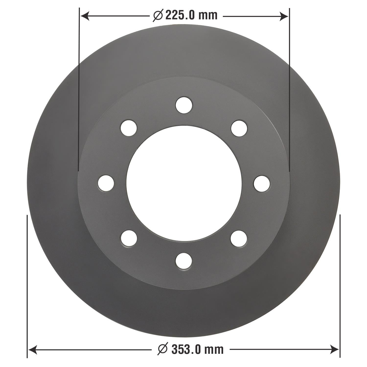 Severe Duty Disc Brake Rotor 53012SD