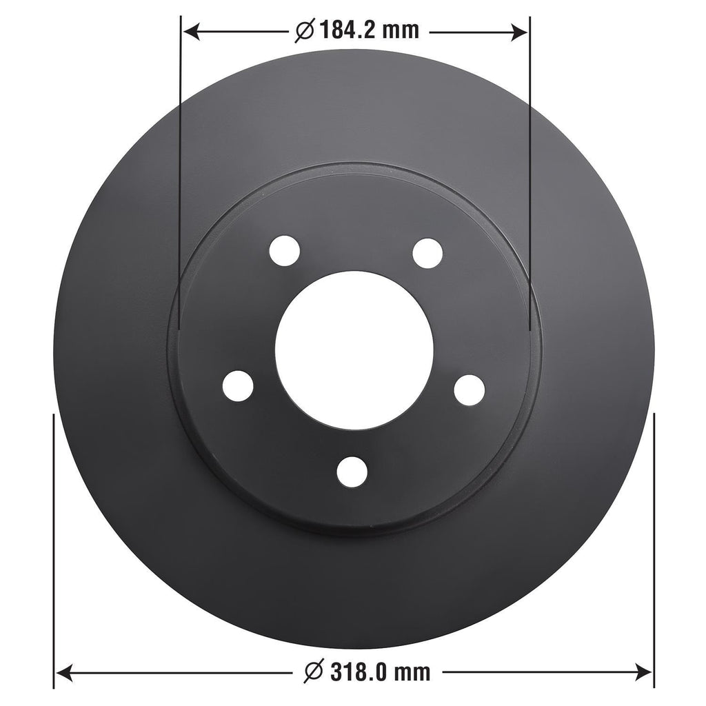 Gold Disc Brake Rotor 53019DG
