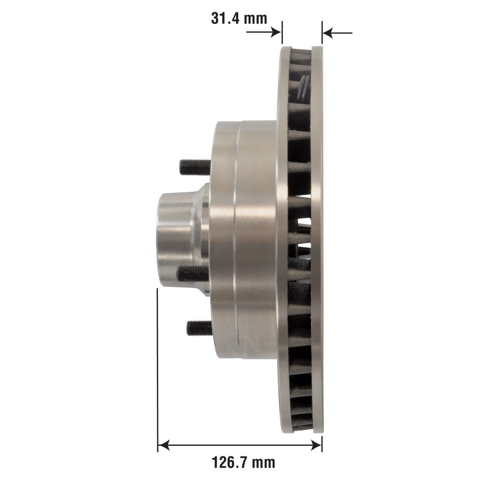 Disc Brake Rotor and Hub Assembly 5333