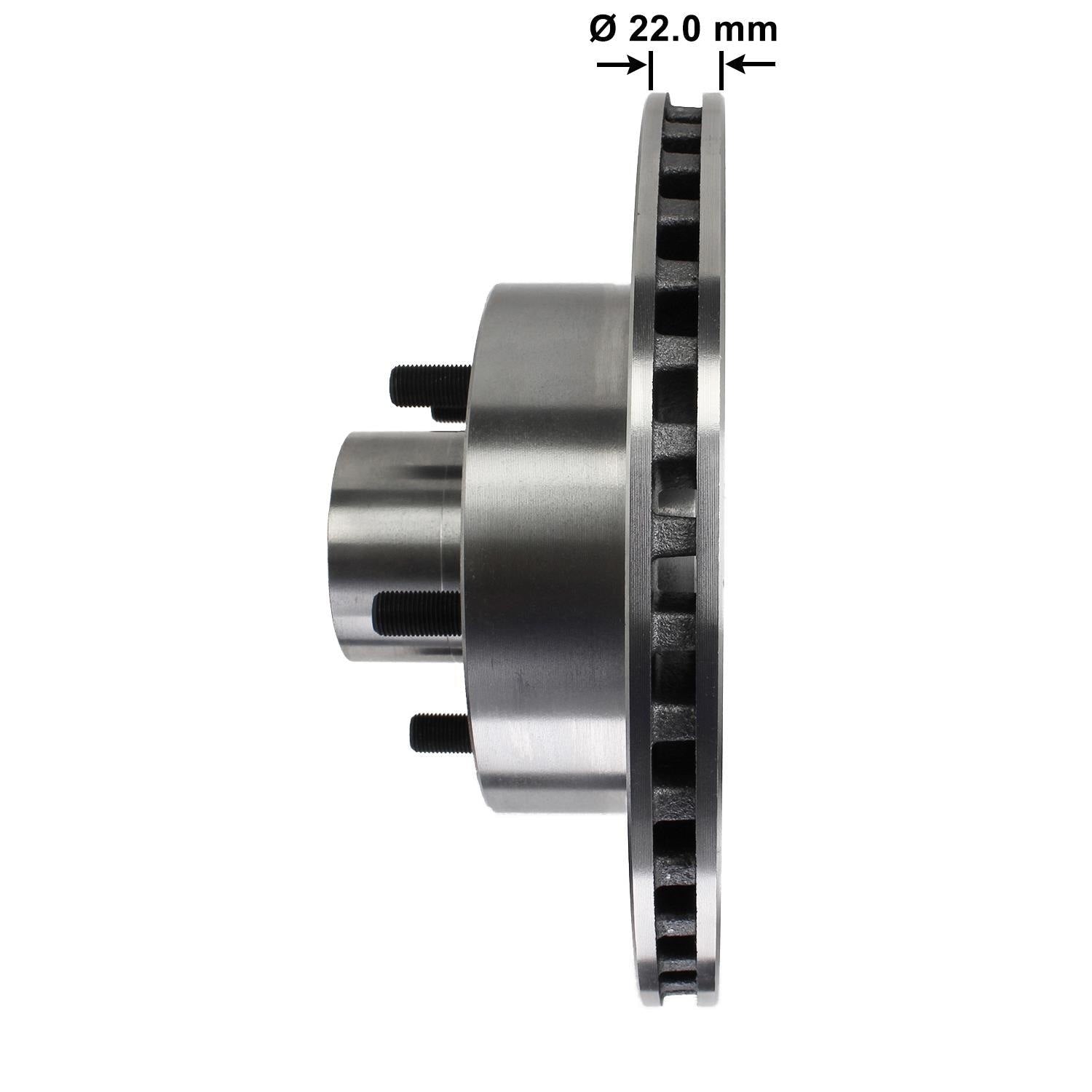 Disc Brake Rotor and Hub Assembly 5340