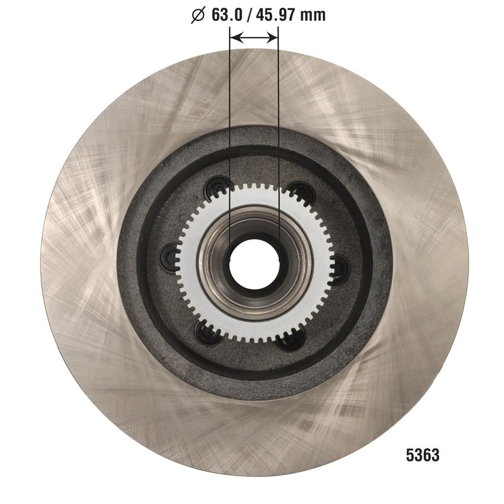 Disc Brake Rotor and Hub Assembly 5363