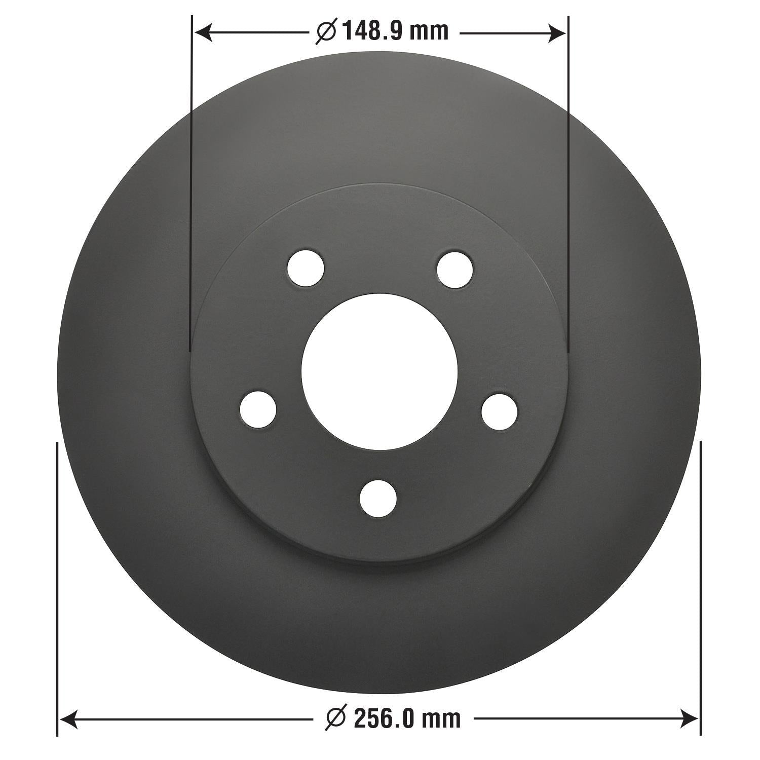 Gold Disc Brake Rotor 5371DG