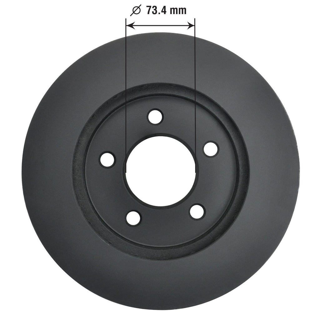Gold Disc Brake Rotor 5373DG