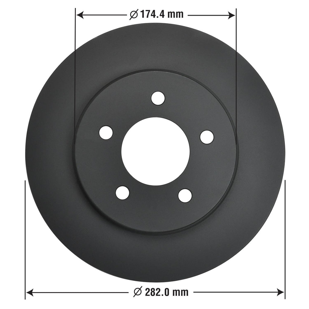 Gold Disc Brake Rotor 5373DG