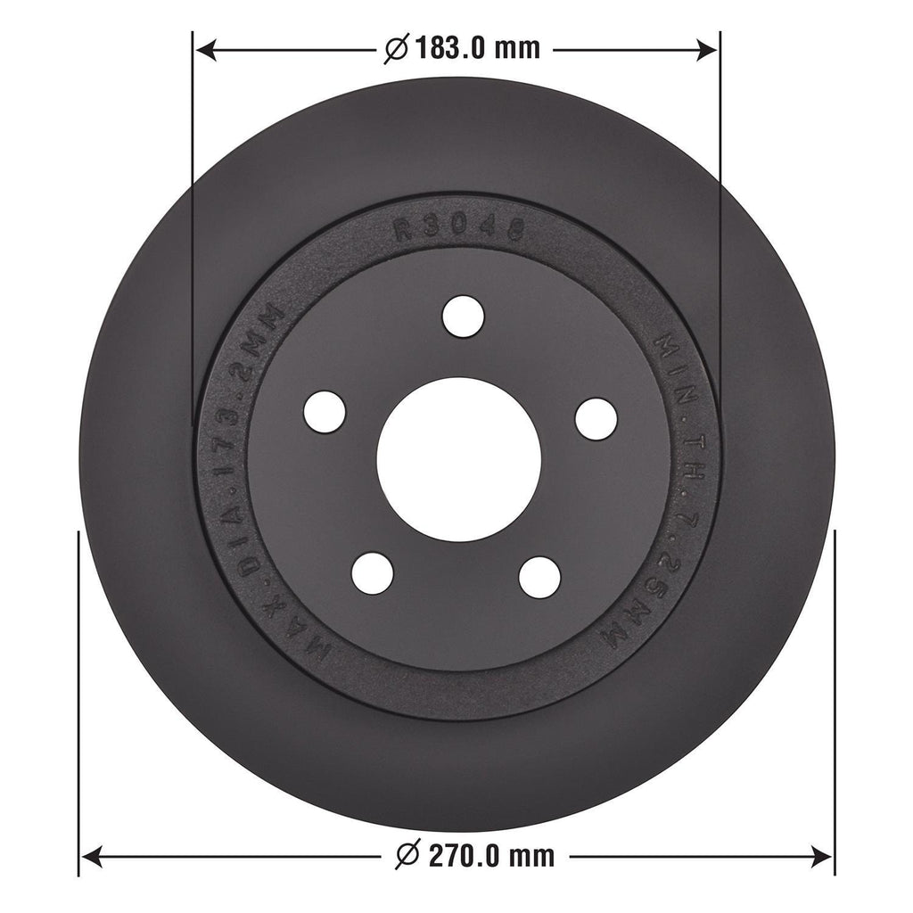 Gold Disc Brake Rotor 5375DG