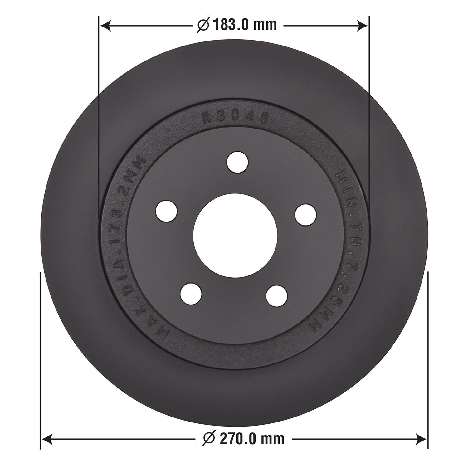 Gold Disc Brake Rotor 5375DG