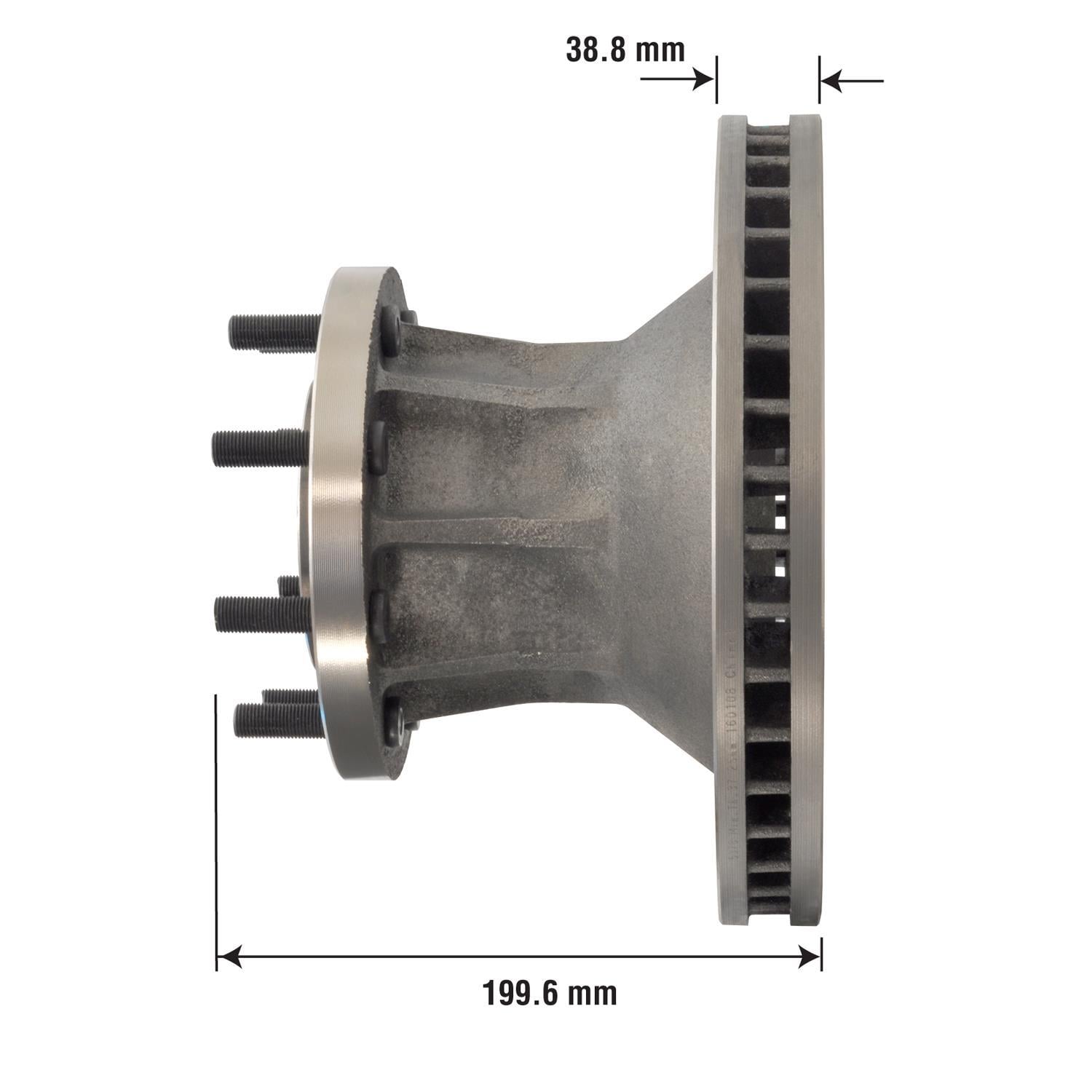 Disc Brake Rotor and Hub Assembly 5378