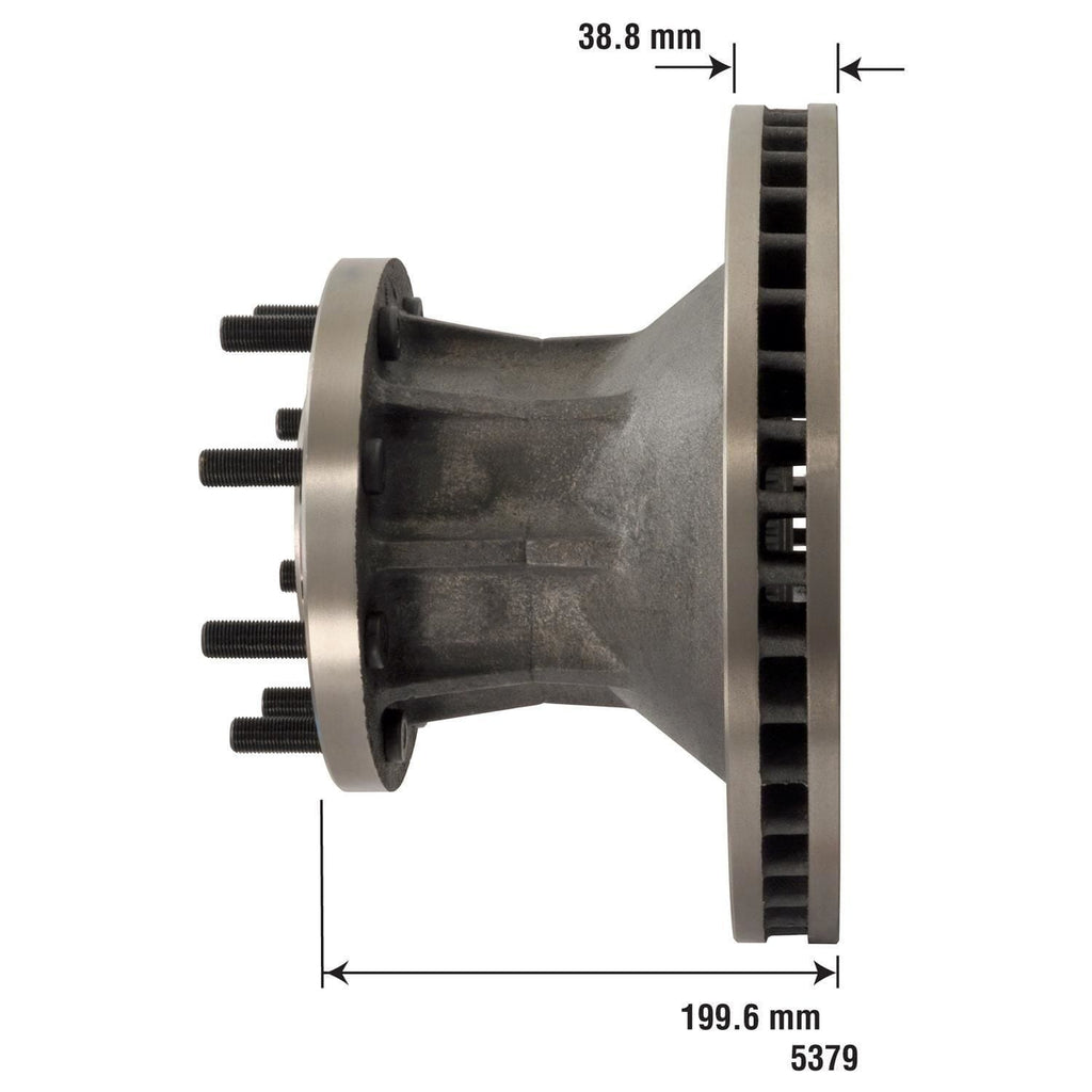 Disc Brake Rotor and Hub Assembly 5379