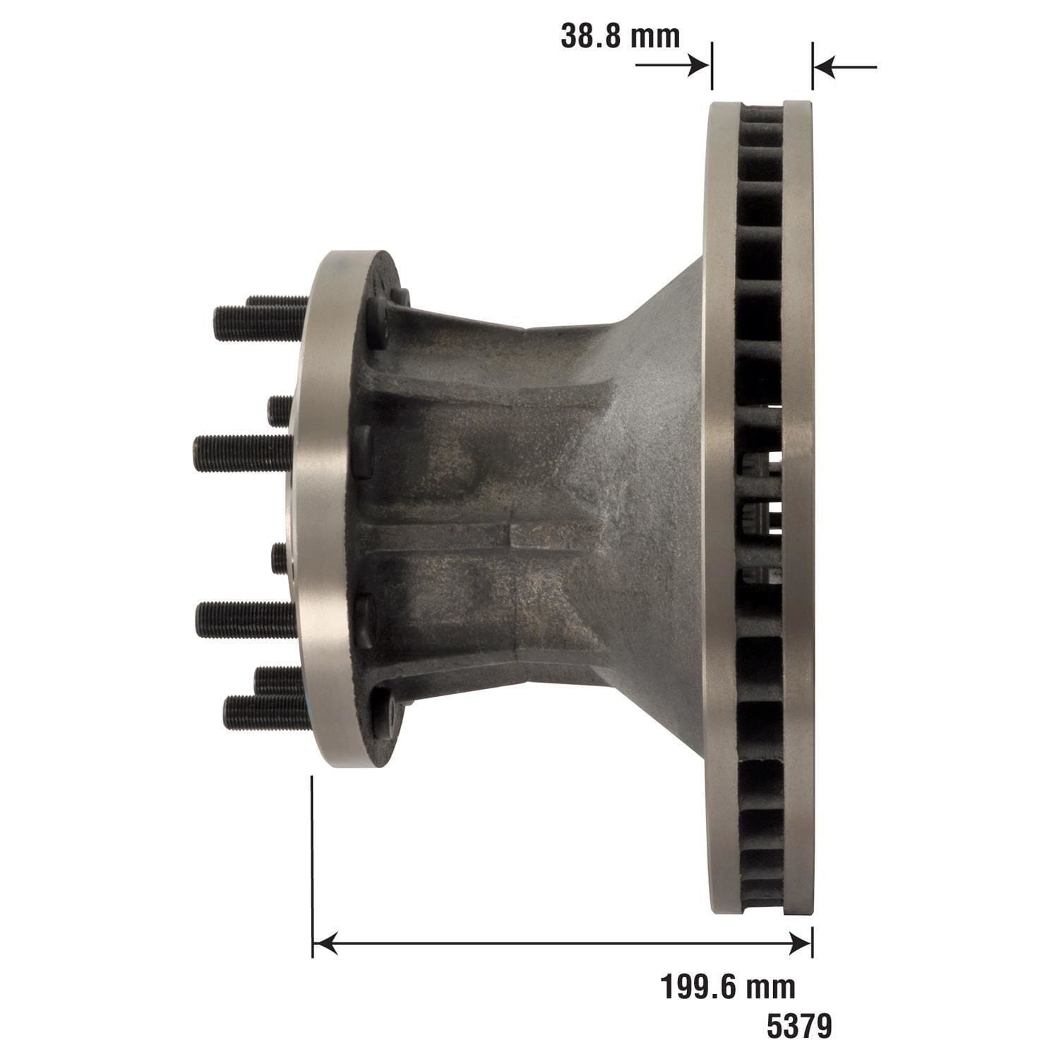 Disc Brake Rotor and Hub Assembly 5379