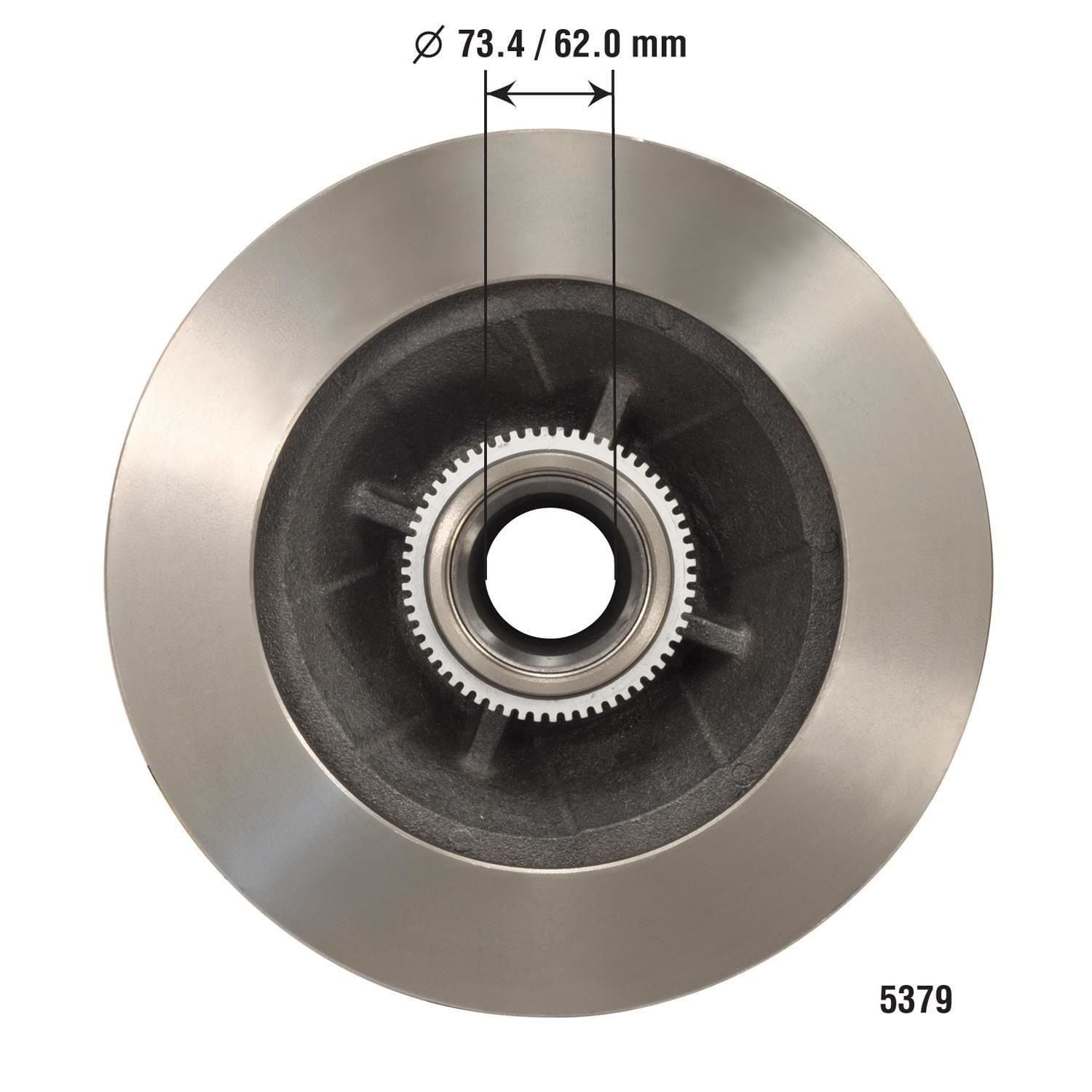 Disc Brake Rotor and Hub Assembly 5379