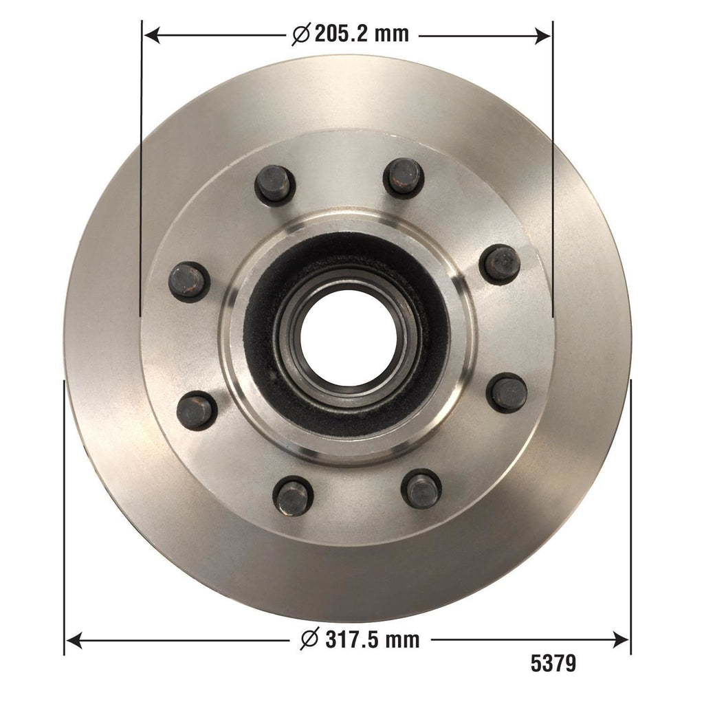 Disc Brake Rotor and Hub Assembly 5379