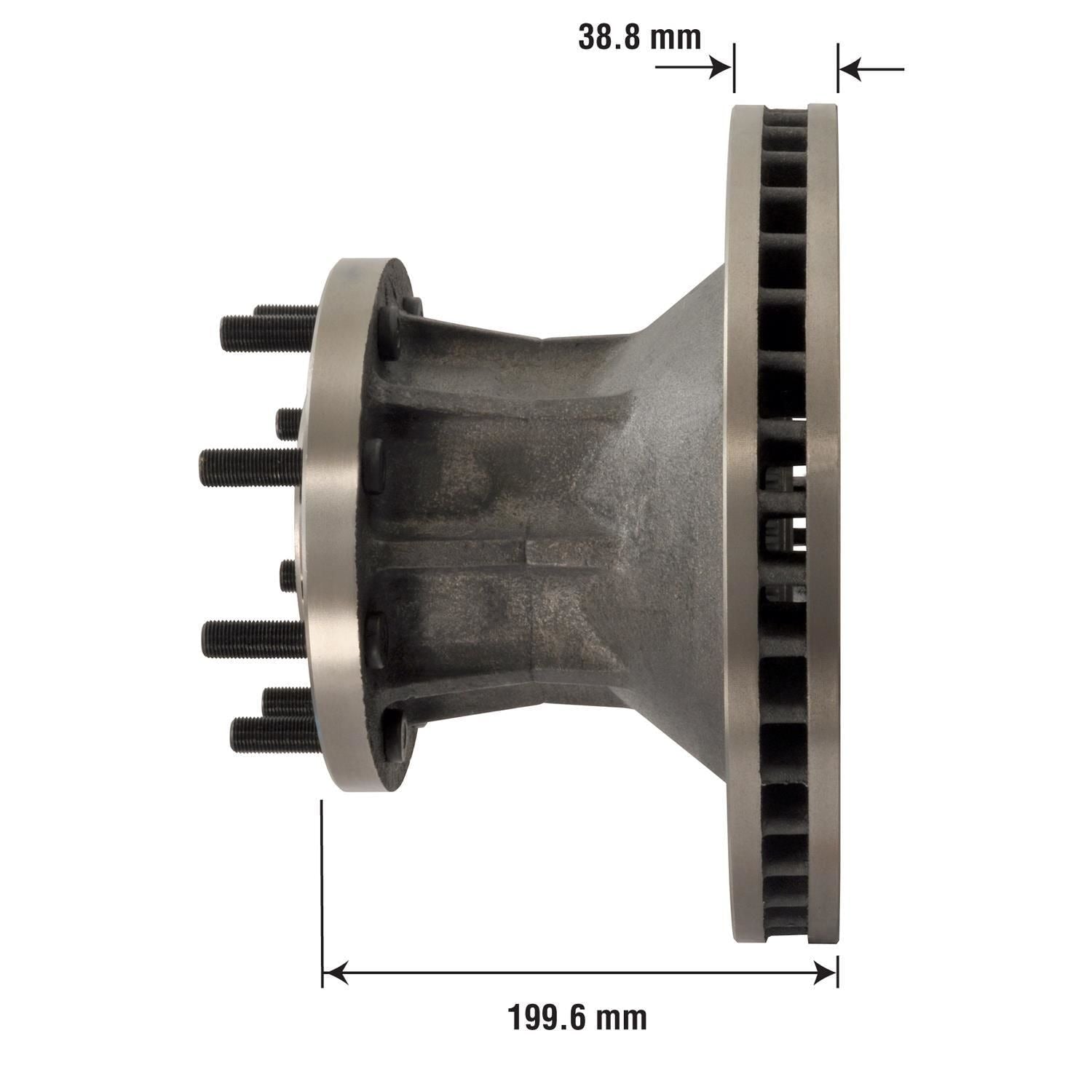 Disc Brake Rotor and Hub Assembly 5379