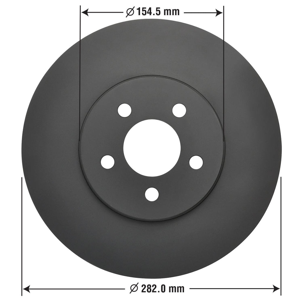 Gold Disc Brake Rotor 5381DG
