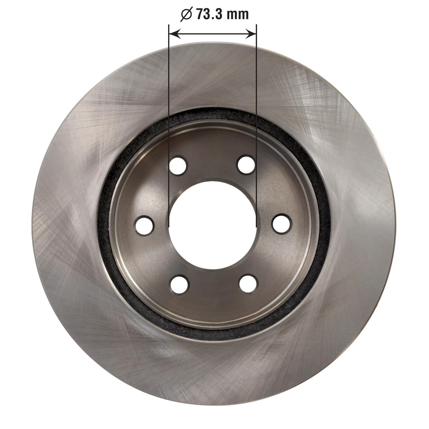 Disc Brake Rotor and Hub Assembly 5382