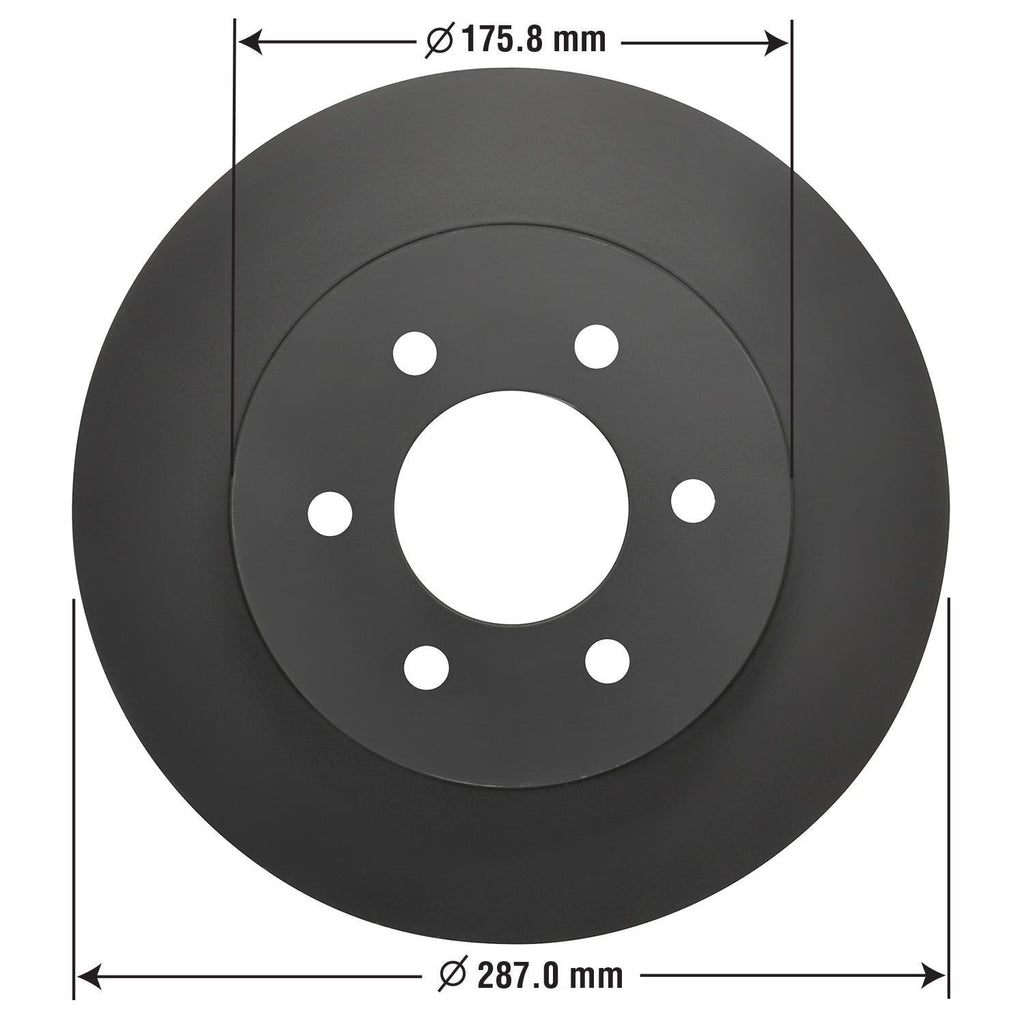 Gold Disc Brake Rotor 5382DG