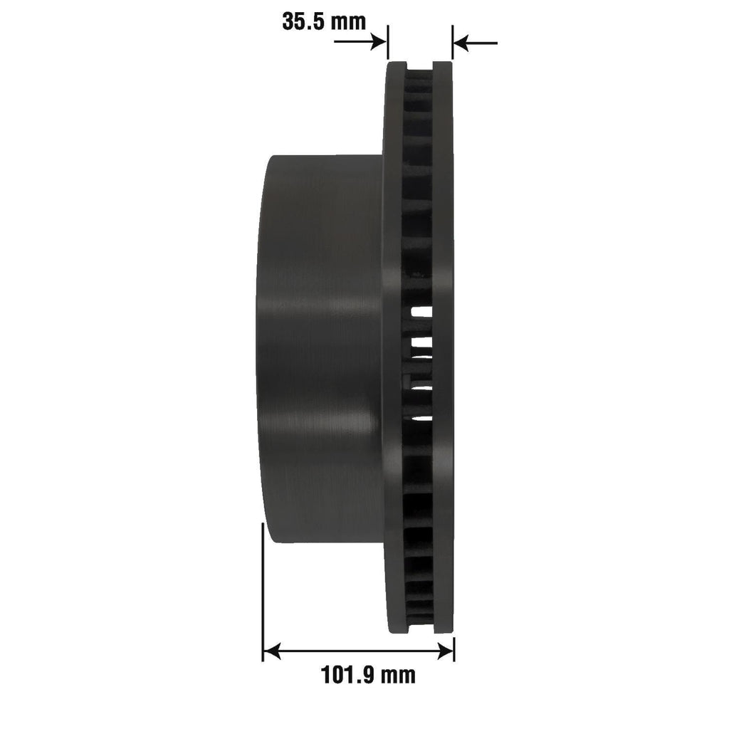 Gold Disc Brake Rotor 5393DG