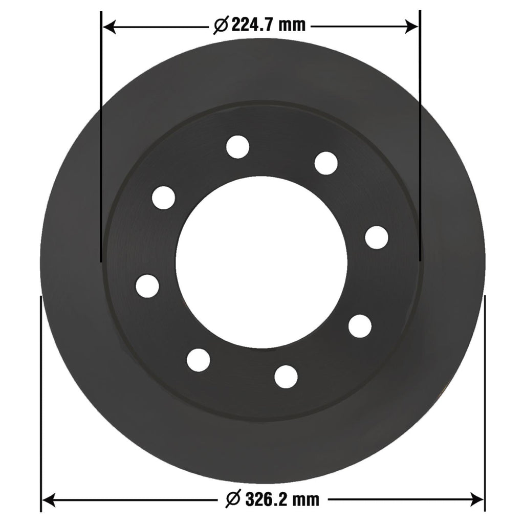 Gold Disc Brake Rotor 5393DG