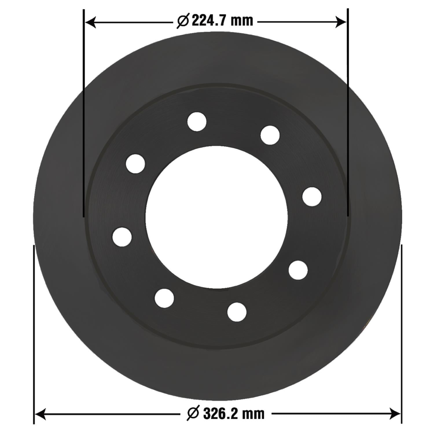 Gold Disc Brake Rotor 5393DG