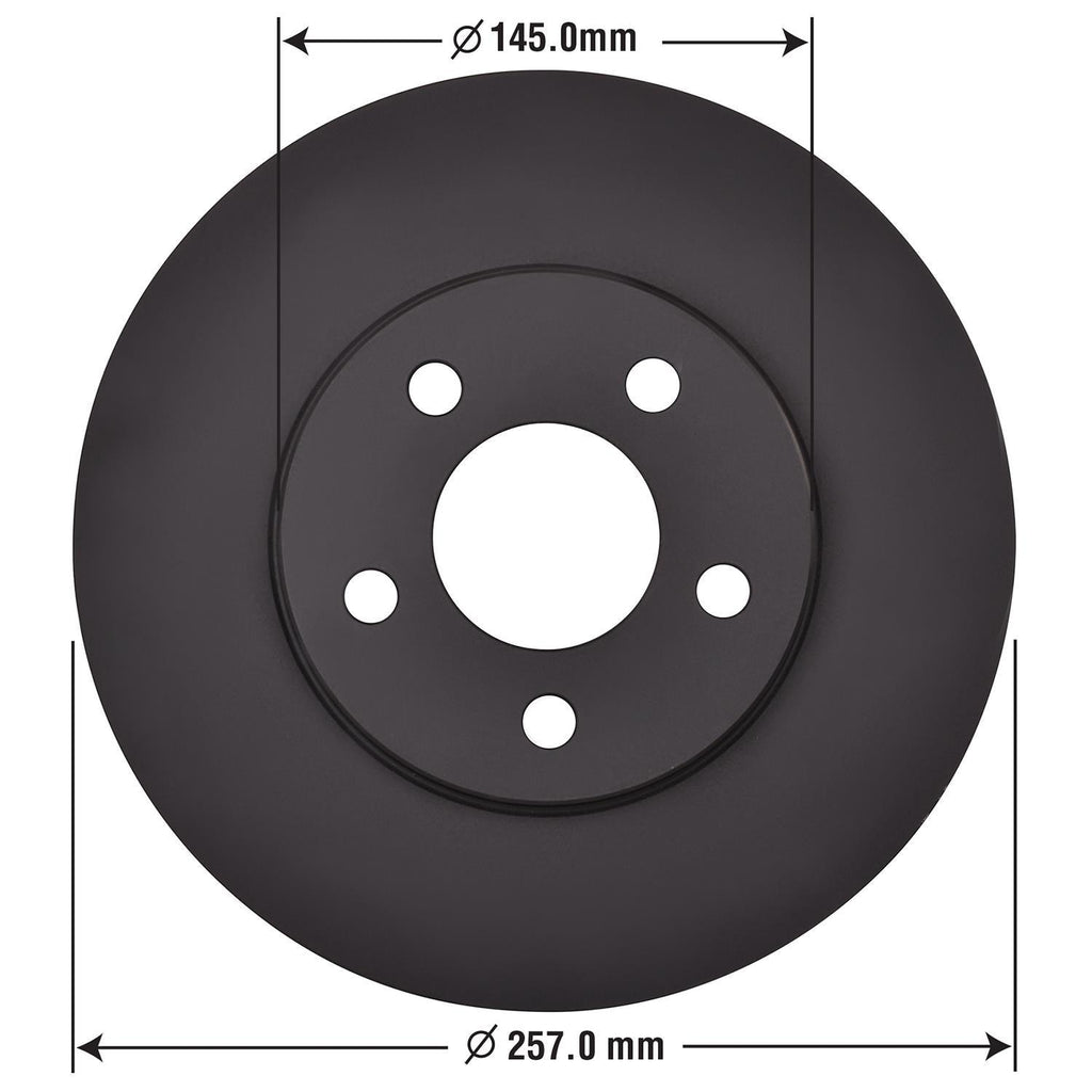 Gold Disc Brake Rotor 5397DG