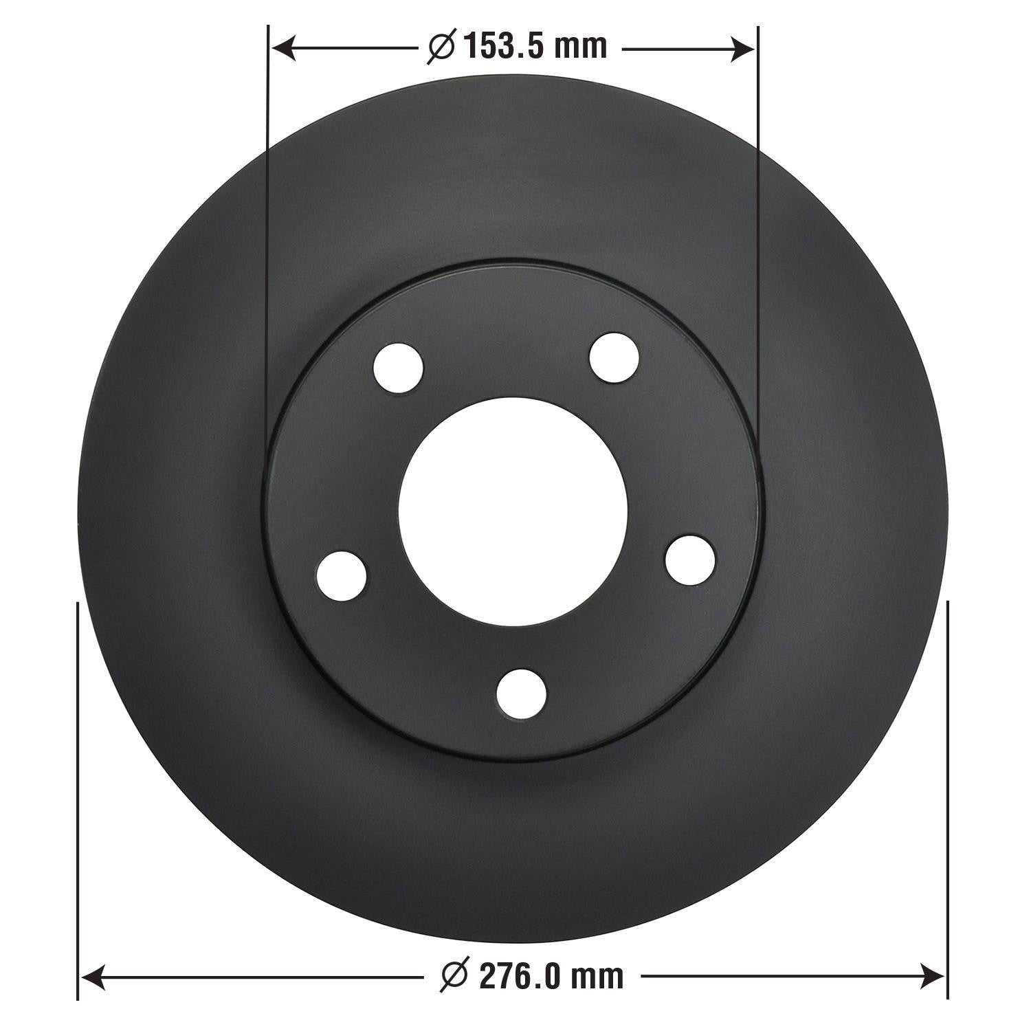 Gold Disc Brake Rotor 54011DG
