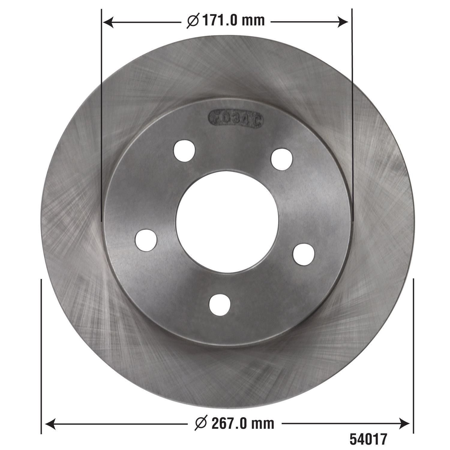 Disc Brake Rotor 54017