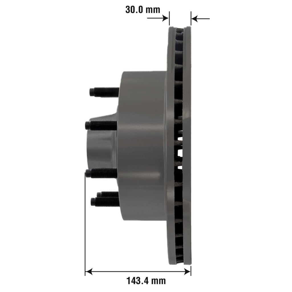 Severe Duty Disc Brake Rotor and Hub Assembly 54021SD