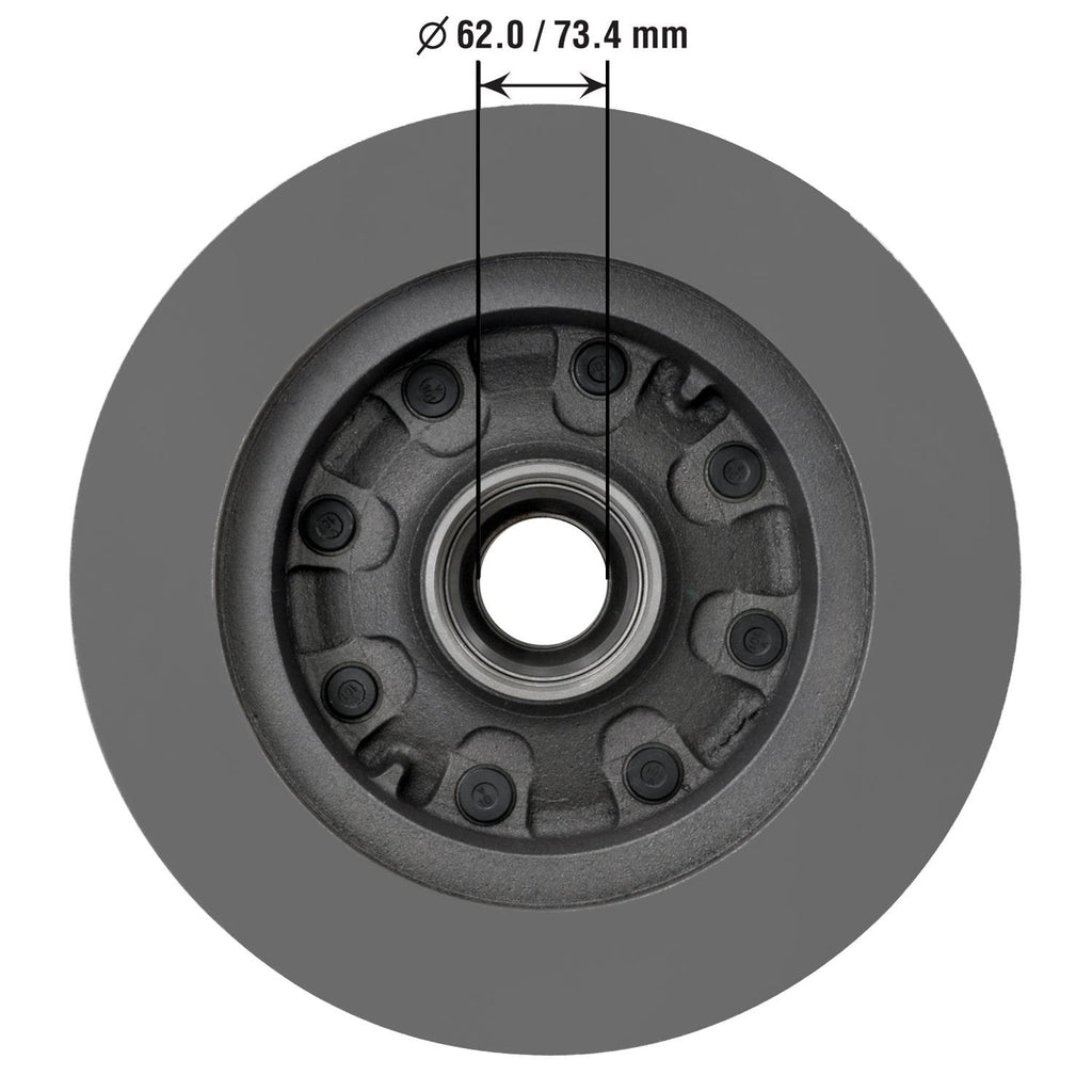 Severe Duty Disc Brake Rotor and Hub Assembly 54021SD
