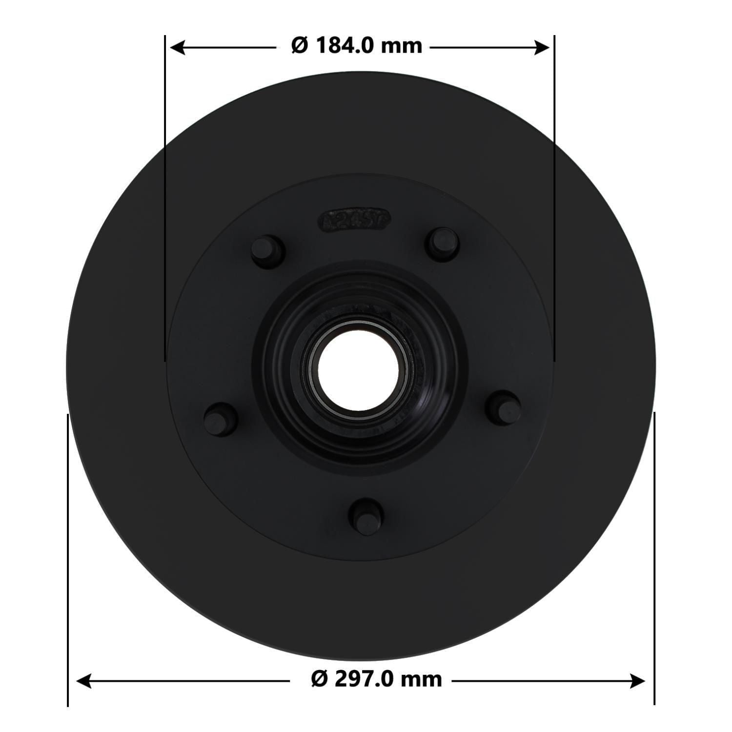 Gold Disc Brake Rotor and Hub Assembly 54024DG