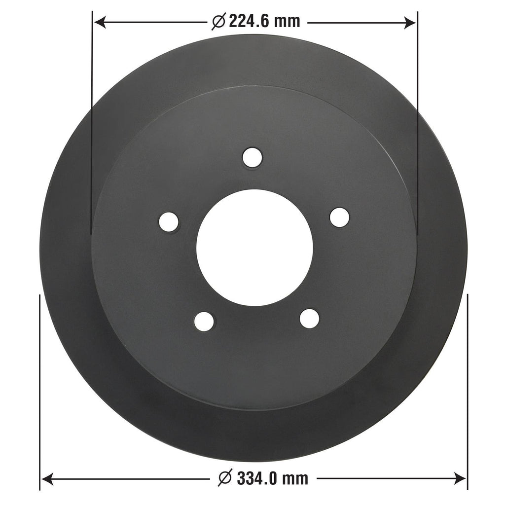 Gold Disc Brake Rotor 54047DG