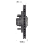 Severe Duty Disc Brake Rotor and Hub Assembly 54050SD