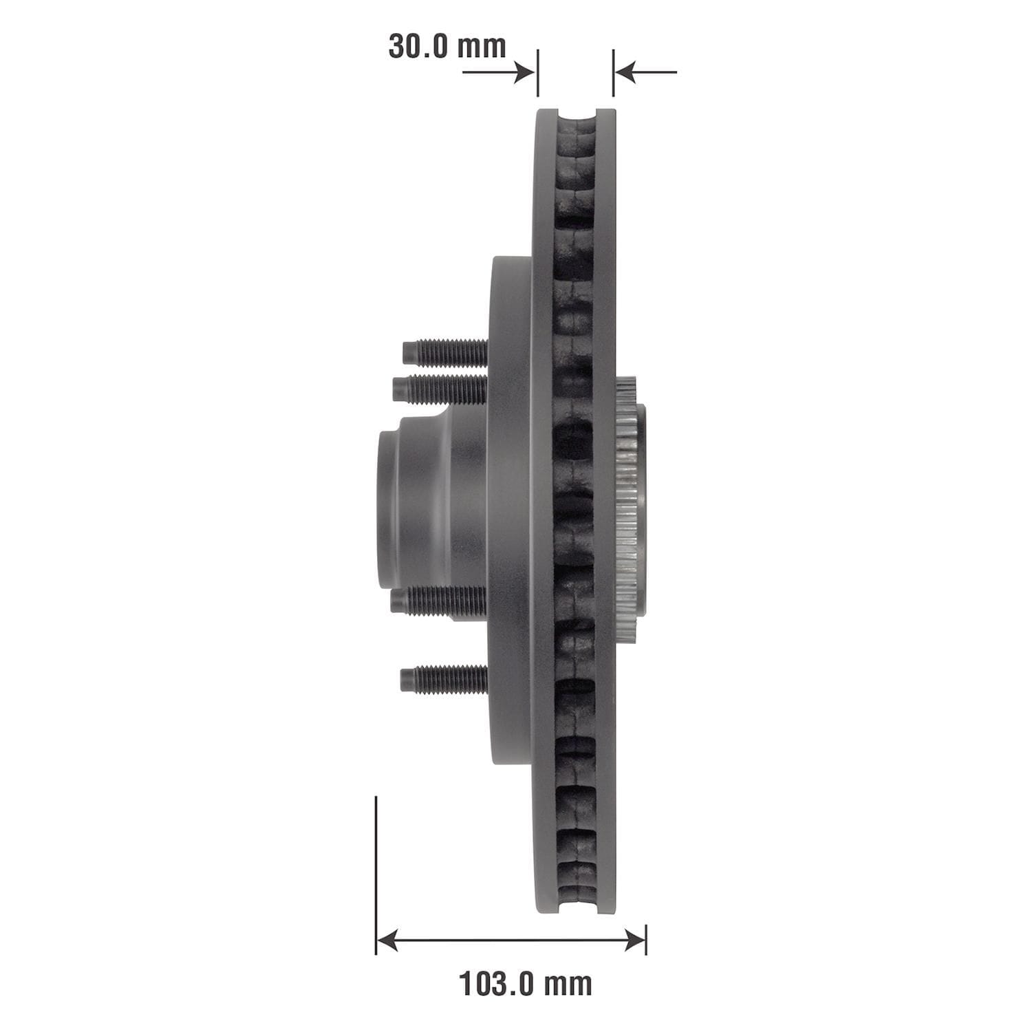 Severe Duty Disc Brake Rotor and Hub Assembly 54050SD