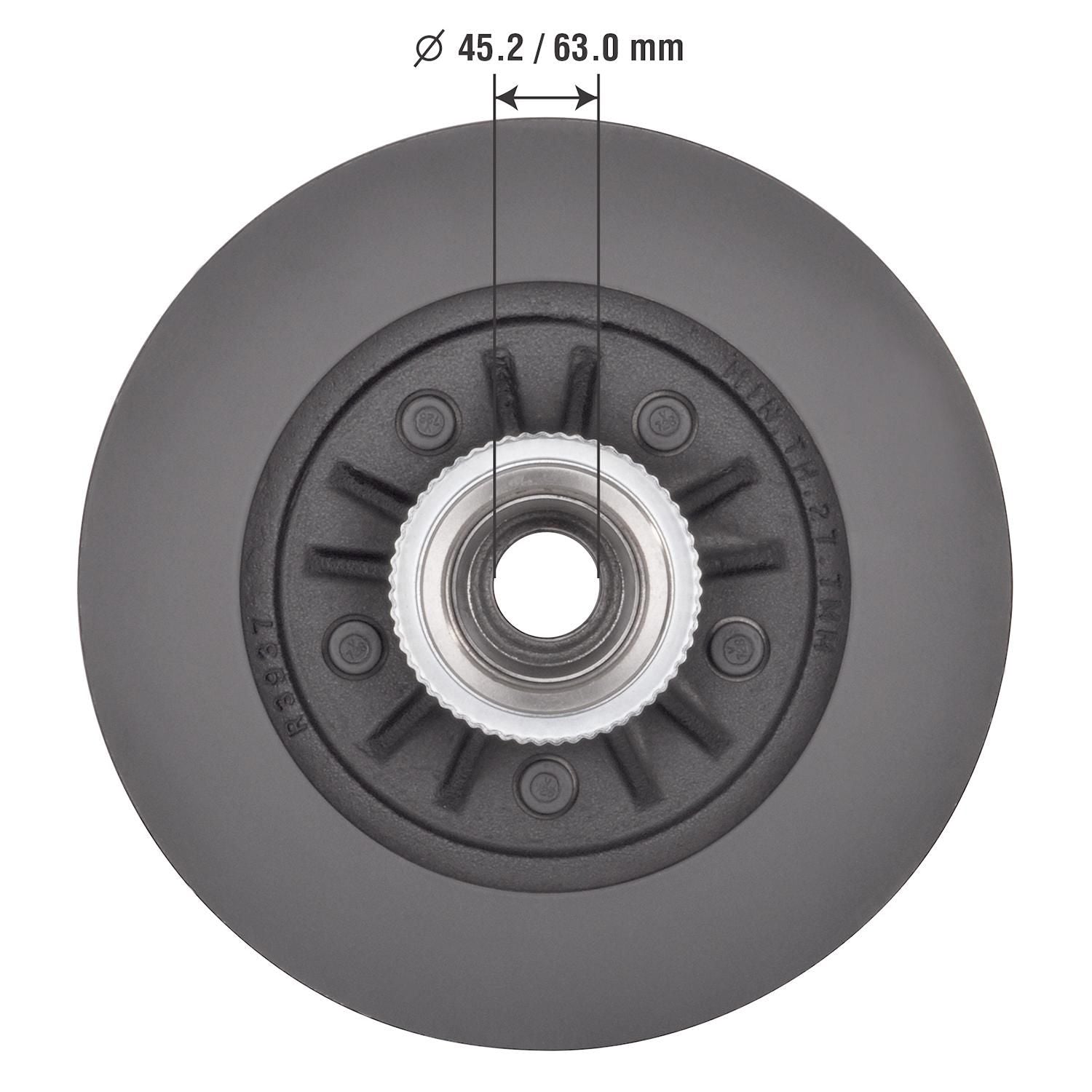 Severe Duty Disc Brake Rotor and Hub Assembly 54050SD