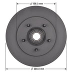 Severe Duty Disc Brake Rotor and Hub Assembly 54050SD